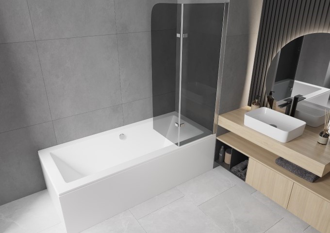 Baignoires 170x70 avec paroi